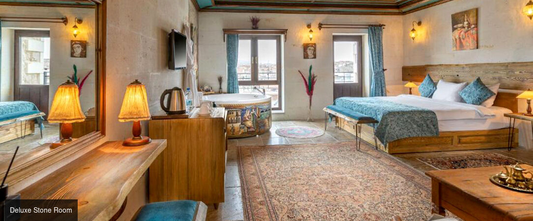 Acer Cave Hotel - Luxury Boutique Hotel ★★★★ - A magical hotel with a panoramic terrace overlooking Cappadocia's fairy chimneys. - Cappadocia, Turkey