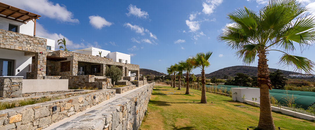 Kouros Blanc Paros ★★★★★ - Cyclade : nouvel établissement très chic et balcon sur l’azur de l’Égée. - Paros, Grèce