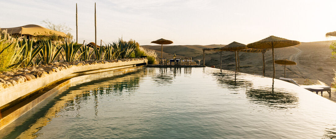 Caravan by Habitas - A luxurious camping experience in the majestic Moroccan desert. - Agafay Desert, Morocco