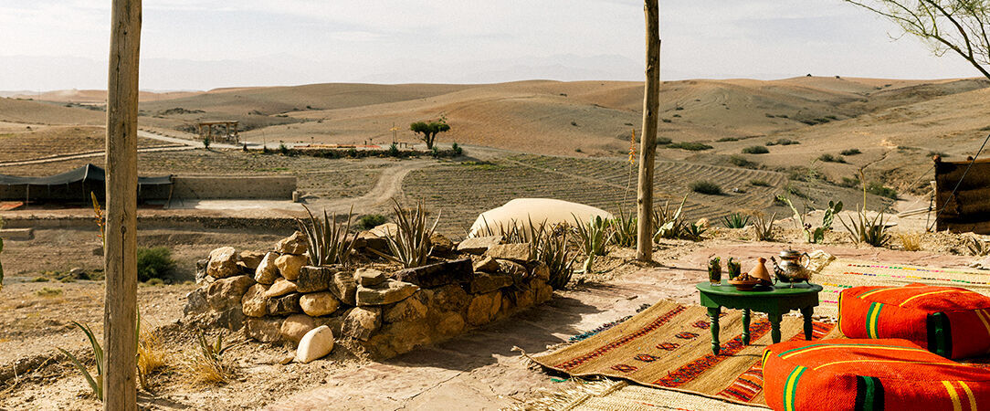 Caravan by Habitas - A luxurious camping experience in the majestic Moroccan desert. - Agafay Desert, Morocco