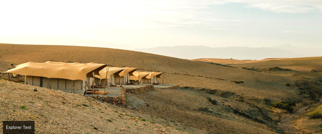 Caravan by Habitas - A luxurious camping experience in the majestic Moroccan desert. - Agafay Desert, Morocco