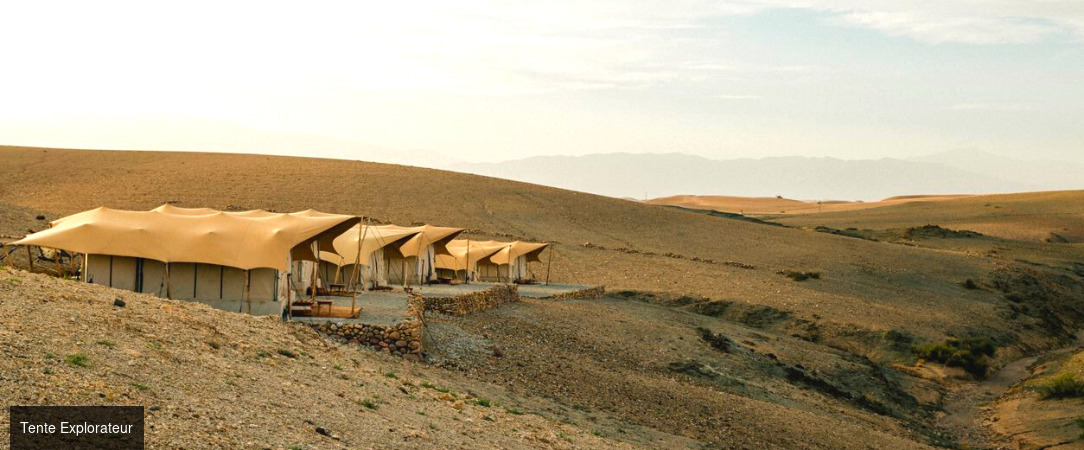 Caravan by Habitas - Une bulle de sérénité dans un décor paradisiaque au beau milieu du désert : exceptionnel. - Désert d'Agafay, Maroc