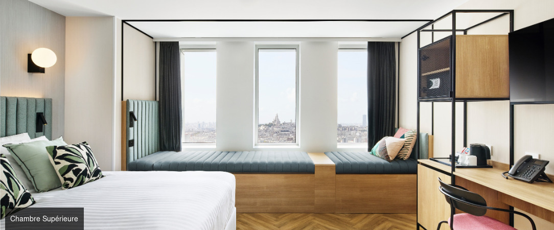 H4 Hotel Wyndham, Paris Pleyel Resort ★★★★ - Confort, design & superbe vue panoramique sur Paris. - Seine-Saint-Denis, France