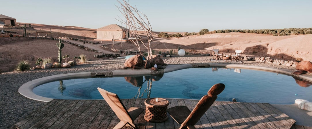 Inara Camp - Agafay's Canvas of Dreams: Glamp, Dine, and Stay in Style! - Agafay Desert, Morocco