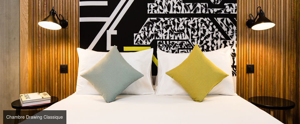 Drawing Hotel ★★★★ - Dernière minute - Séjour artistique au cœur de Paris, entre design contemporain et patrimoine culture. - Paris, France