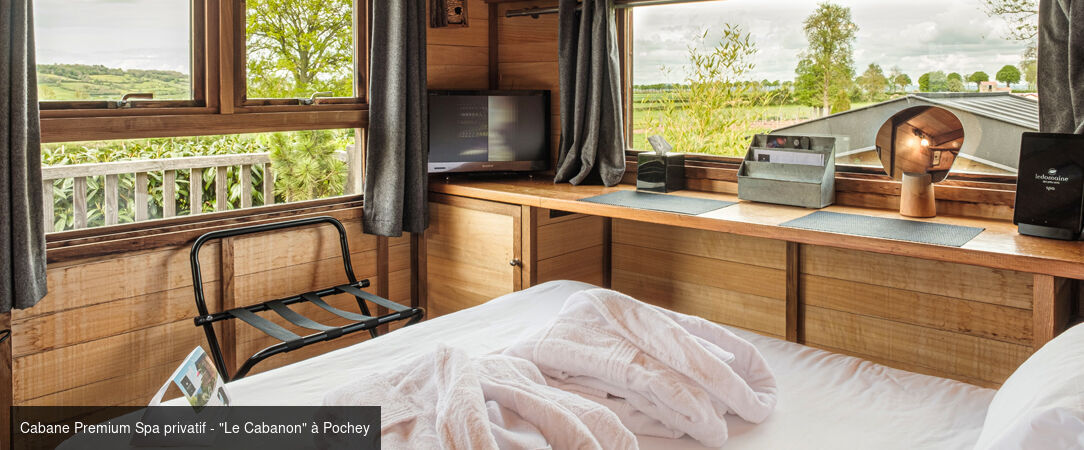 Le Domaine des Prés Verts & Spa Vinésime ★★★★ - Dernière minute - Escapade insolite et de charme en Bourgogne, dans l’intimité d'hébergements douillettes avec bain à remous privatif. - Bourgogne, France