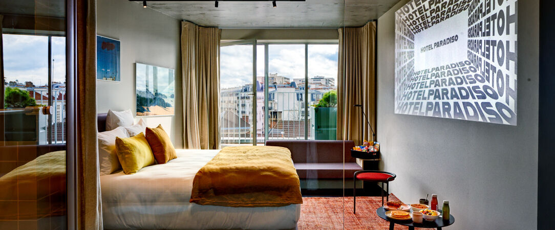 Hôtel Paradiso ★★★★ - Hôtel-cinéma, pied-à-terre élégant et concept novateur en plein cœur de la Ville Lumière. - Paris, France