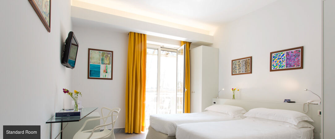 Art Hotel Gran Paradiso ★★★★ - Entre ciel et mer, séjour arty, léger séjour et méditerranéen avec une vue magnifique sur la baie de Naples. - Sorrento, Italy