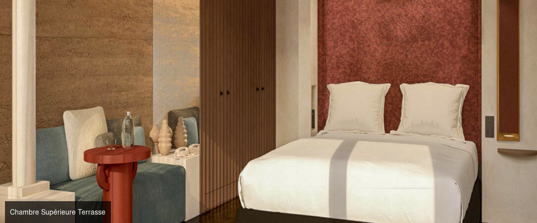 Hôtel Mylos – Cargèse ★★★★ - Une adresse cosy en Corse pour un éveil des sens avec vue mer à l’ombre des pins. - Corse, France