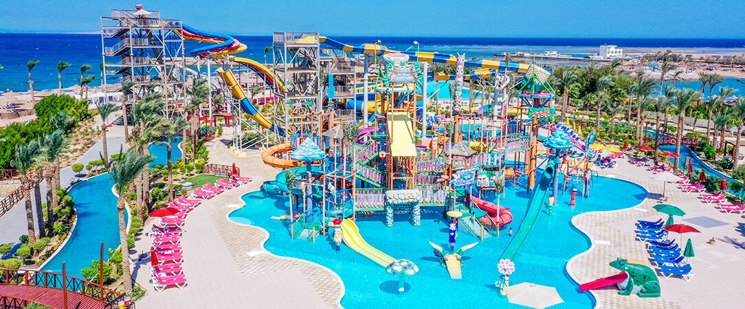 Blend Club Aqua Resort ★★★★ - Destination avec parc aquatique, plage privée et formule All Inclusive, l'idéal pour profiter en famille. - Hurghada, Égypte