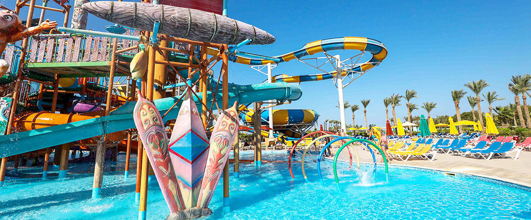 Blend Club Aqua Resort ★★★★ - Destination avec parc aquatique, plage privée et formule All Inclusive, l'idéal pour profiter en famille. - Hurghada, Égypte