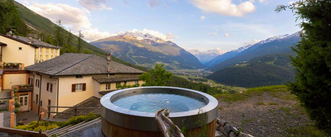 QC Hôtel Bagni Vecchi ★★★★ - Une adresse bien-être pour des vacances détoxifiantes, à l’ambiance et aux décors typiquement alpins. - Valdidentro, Italie