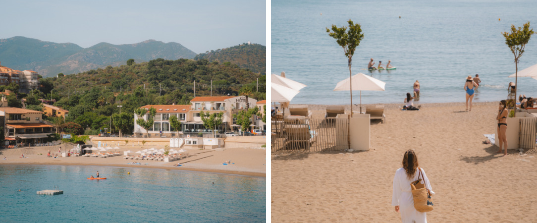 Les Elmes - Hôtel, Spa & Plage Privée ★★★★ - Une adresse d’exception posée sur le sable à Banyuls, entre la mer turquoise et les collines du Roussillon. - Banyuls-sur-Mer, France