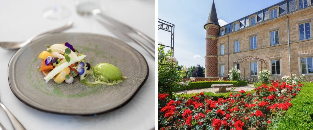 Demeures & Châteaux – Domaine & Château de Valinches - Vivez l’expérience d’un menu Instant Présent ou Inspiration inclus pour faire de votre séjour une véritable parenthèse culinaire. - Auvergne-Rhône-Alpes, France