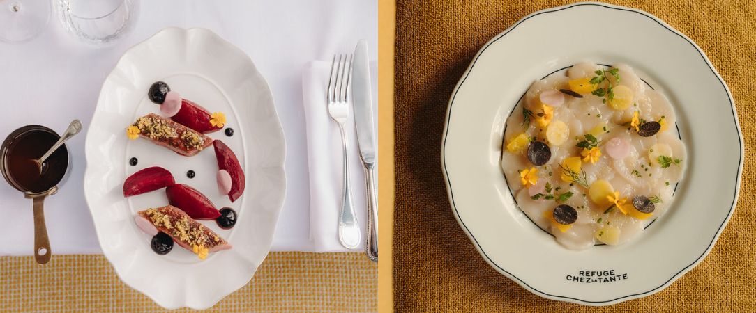 Le Refuge Chez La Tante - Mont d'Arbois - Vivez l’expérience d’un menu 3 plats inclus pour faire de votre séjour une véritable parenthèse culinaire. - Saint-Gervais-les-Bains, France