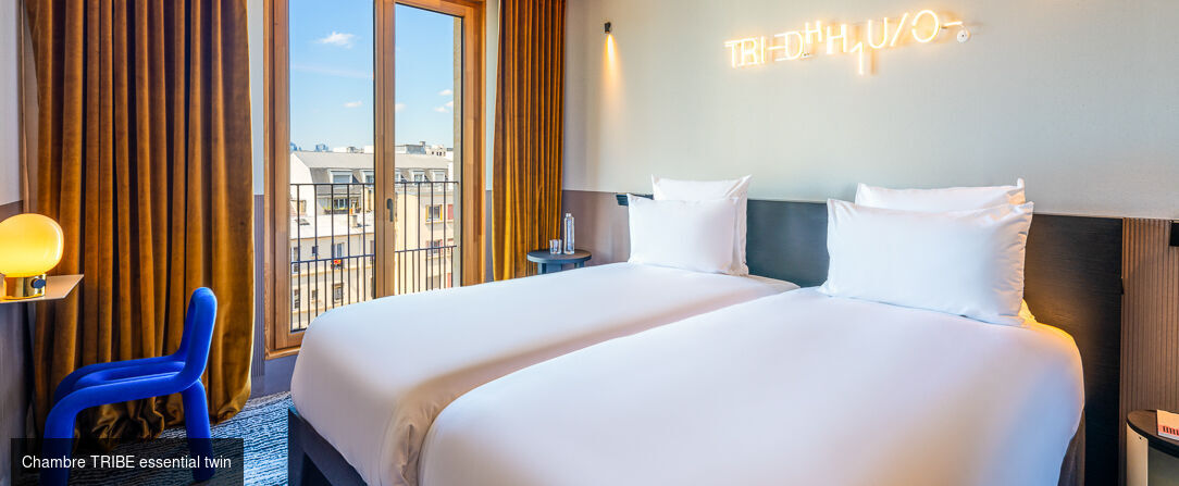 TRIBE Paris Clichy★★★★ - Dernière minute - Une adresse contemporaine aux portes de Paris, portée par l’énergie urbaine et l’esprit TRIBE. - Clichy, France