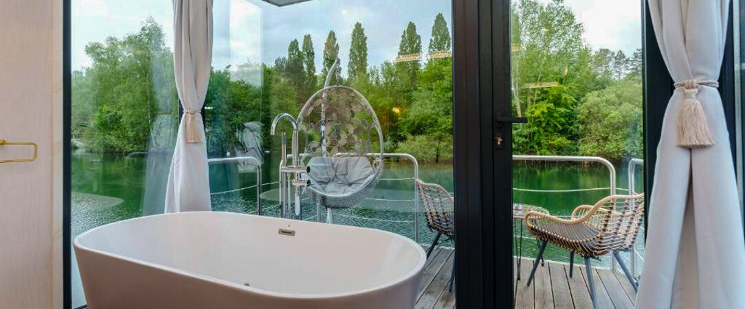 L'Escale Royale Torcy - Une parenthèse flottante et naturelle, entre design    contemporain, calme lacustre et évasion aux portes de Paris. - Seine-et-Marne, France