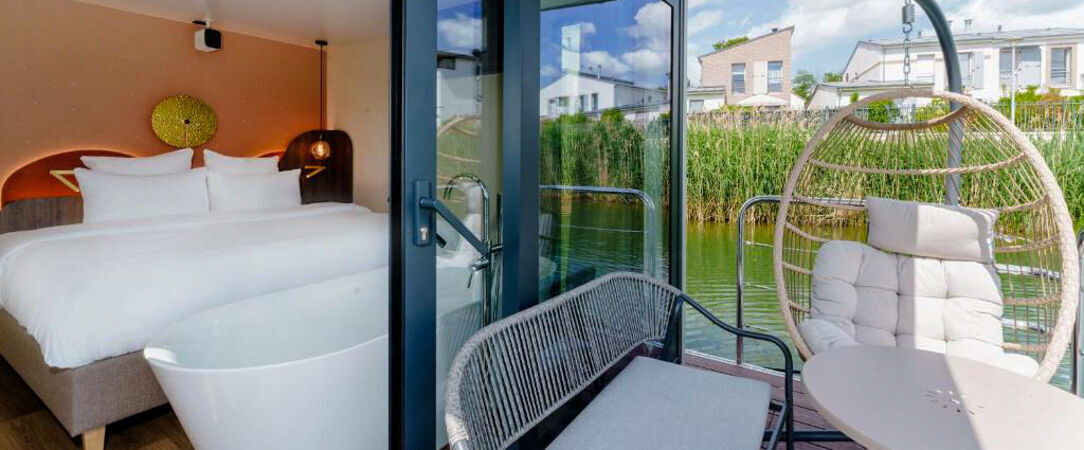 L'Escale Royale Torcy - Une parenthèse flottante et naturelle, entre design    contemporain, calme lacustre et évasion aux portes de Paris. - Seine-et-Marne, France