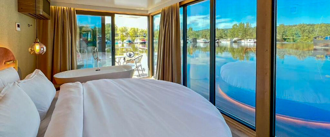L'Escale Royale Torcy - Une parenthèse flottante et naturelle, entre design    contemporain, calme lacustre et évasion aux portes de Paris. - Seine-et-Marne, France