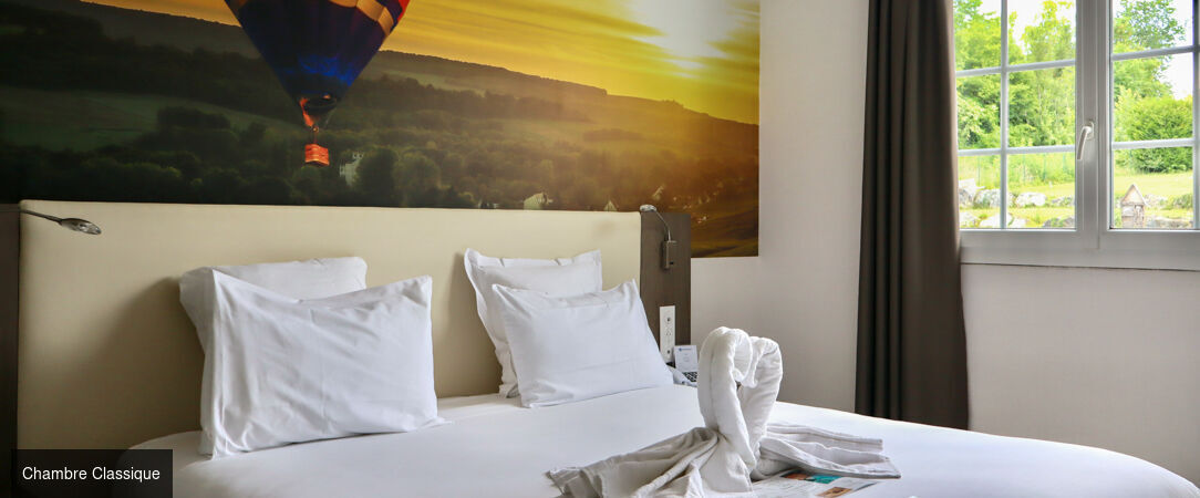 Best Western Hôtel & Restaurant Île-de-France ★★★★ - Une adresse de caractère sur les hauteurs de Château-Thierry, entre vignobles champenois et douceur vallonnée - Château-Thierry, France