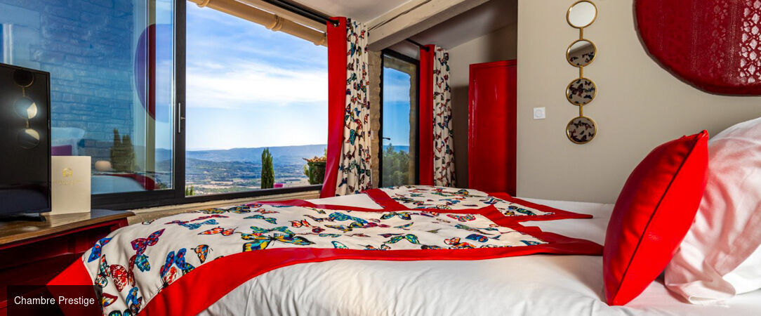 Le Palais D'Aglaé ★★★★ - Vue panoramique étoilée sur le Luberon et les Alpilles. - Gordes, France