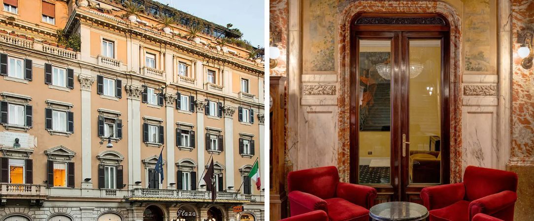 Grand Hotel Plaza ★★★★★ - Un palais romain chargé d’Histoire, entre faste aristocratique et élégance intemporelle au cœur de la Ville Éternelle. - Rome, Italie
