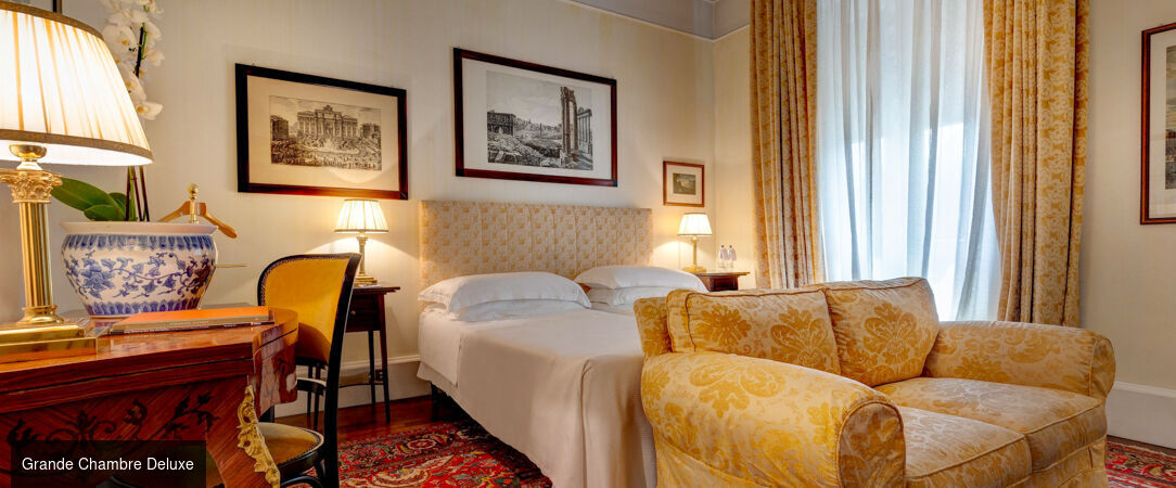 Grand Hotel Plaza ★★★★★ - Un palais romain chargé d’Histoire, entre faste aristocratique et élégance intemporelle au cœur de la Ville Éternelle. - Rome, Italie