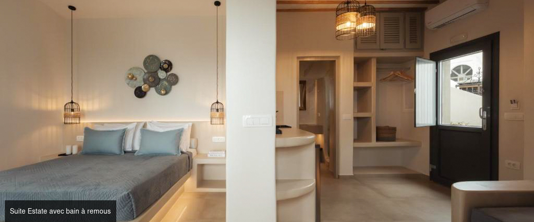 Galaria Serenity Suites - Havre de luxe et d’élégance au charme blanc des Cyclades sur l’île de Santorin. - Santorin, Grèce