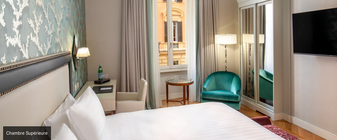 Rose Garden Palace by OMNIA Hotels ★★★★ - Une adresse raffinée entre la Via Veneto et la Villa Borghese, dans un immeuble historique restauré au cœur de Rome. - Rome, Italie