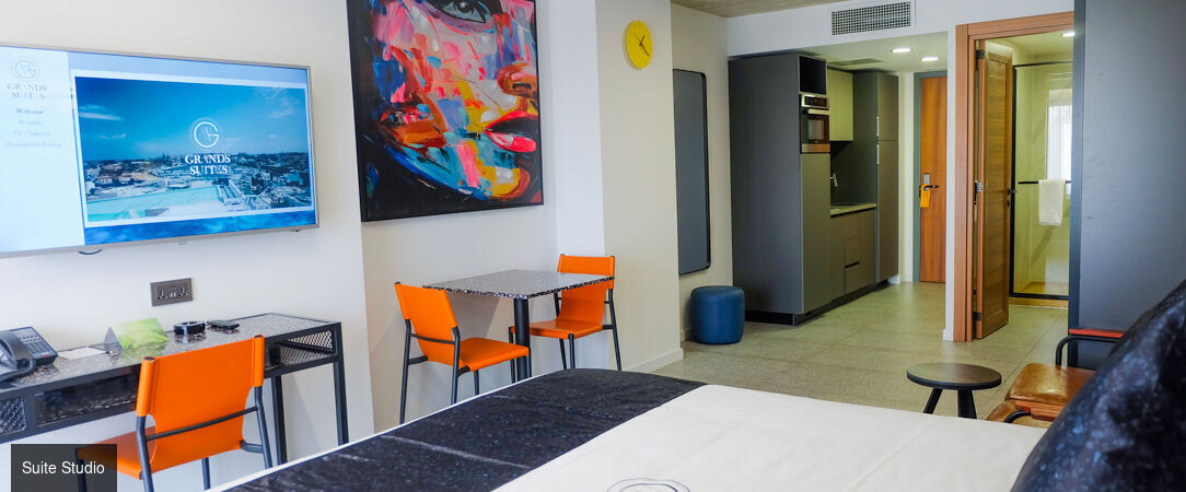 Grands Suites Hotel Residences & Spa ★★★★ - Un hôtel-résidence moderne au cœur de Malte avec une vue sur les toits de La Valette. - Gzira, Malte