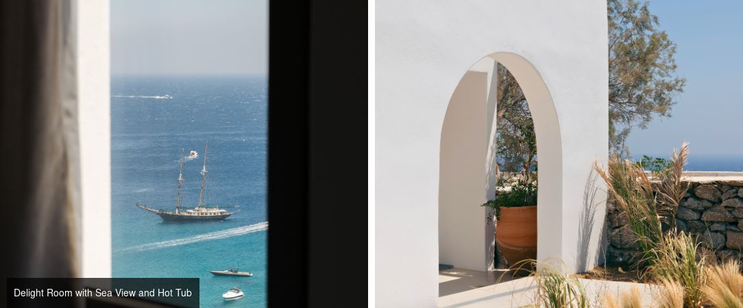 Nimbus Lumen - Adults Only 18+ - Une adresse confidentielle avec bain à remous privé, perchée au-dessus de Super Paradise à Mykonos. - Mykonos, Greece