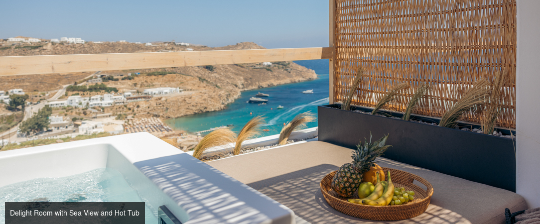 Nimbus Lumen - Adults Only 18+ - Une adresse confidentielle avec bain à remous privé, perchée au-dessus de Super Paradise à Mykonos. - Mykonos, Greece
