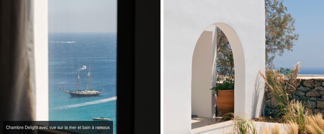 Nimbus Lumen - Adults Only 18+ - Une adresse confidentielle avec bain à remous privé, perchée au-dessus de Super Paradise à Mykonos. - Mykonos, Grèce