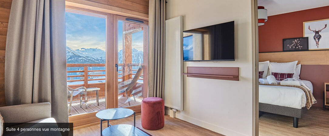 Hôtel L'Écrin Blanc by Odalys ★★★★ - Un refuge gastronomique en Savoie avec piscine et vue sur le Mont Blanc sur les sommets de La Rosière. - La Rosière, France