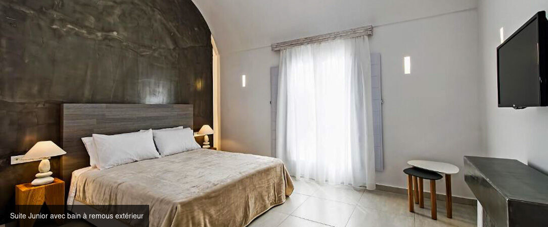 Cavo Bianco Boutique Hotel & Spa ★★★★★ - Écrin blanc cycladique face à une plage noire de Santorin. - Santorin, Grèce