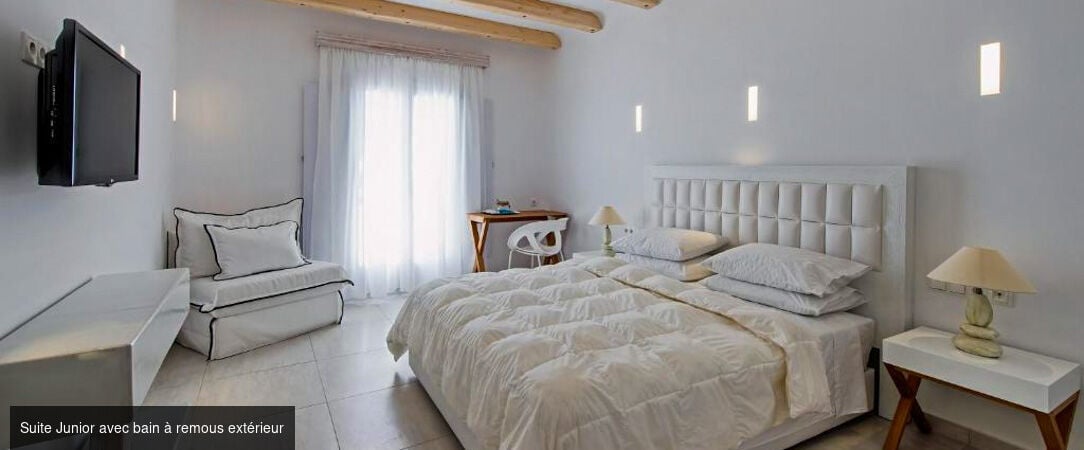 Cavo Bianco Boutique Hotel & Spa ★★★★★ - Écrin blanc cycladique face à une plage noire de Santorin. - Santorin, Grèce