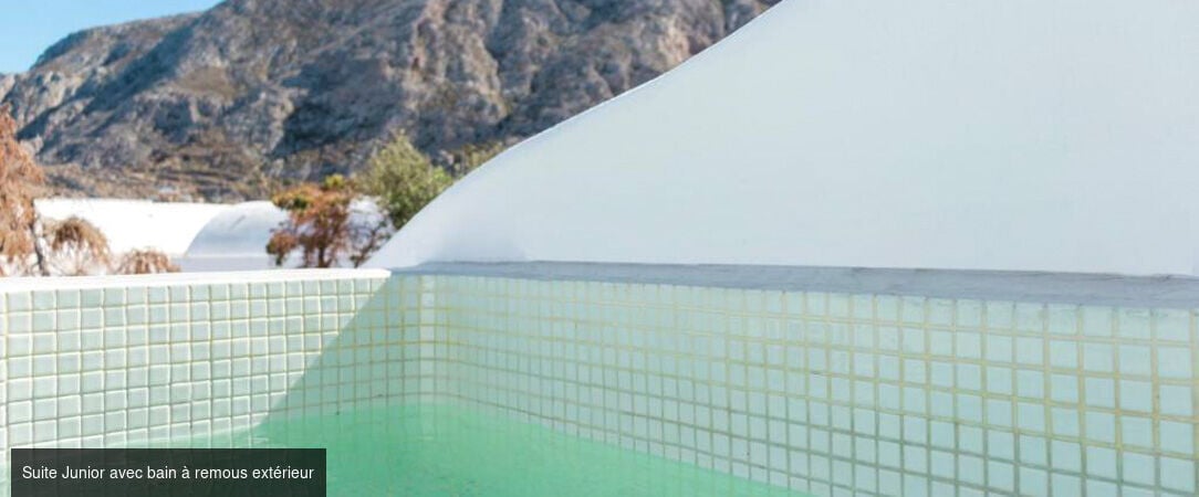 Cavo Bianco Boutique Hotel & Spa ★★★★★ - Écrin blanc cycladique face à une plage noire de Santorin. - Santorin, Grèce