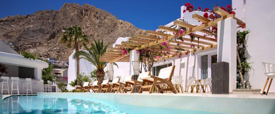 Cavo Bianco Boutique Hotel & Spa ★★★★★ - Écrin blanc cycladique face à une plage noire de Santorin. - Santorin, Grèce