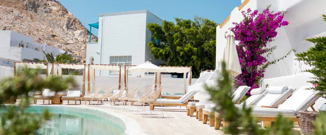 Cavo Bianco Boutique Hotel & Spa ★★★★★ - Écrin blanc cycladique face à une plage noire de Santorin. - Santorin, Grèce