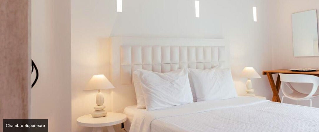 Cavo Bianco Boutique Hotel & Spa ★★★★★ - Écrin blanc cycladique face à une plage noire de Santorin. - Santorin, Grèce