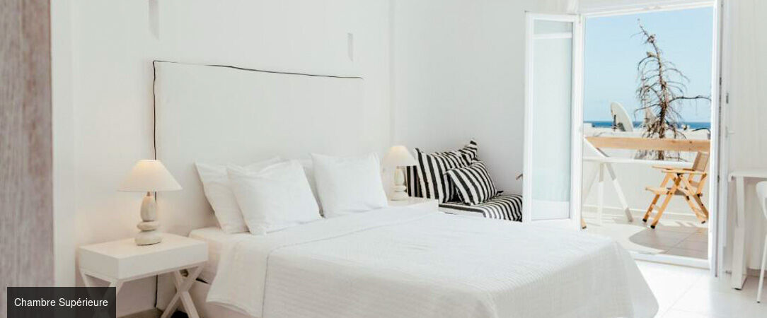 Cavo Bianco Boutique Hotel & Spa ★★★★★ - Écrin blanc cycladique face à une plage noire de Santorin. - Santorin, Grèce