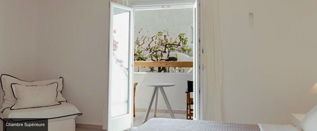 Cavo Bianco Boutique Hotel & Spa ★★★★★ - Écrin blanc cycladique face à une plage noire de Santorin. - Santorin, Grèce