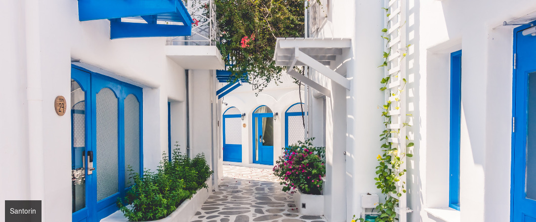 Oikos Santorini Living Concept ★★★★★ - Hôtel-village intimiste au cœur de Santorin, face à la caldeira. - Santorin, Grèce