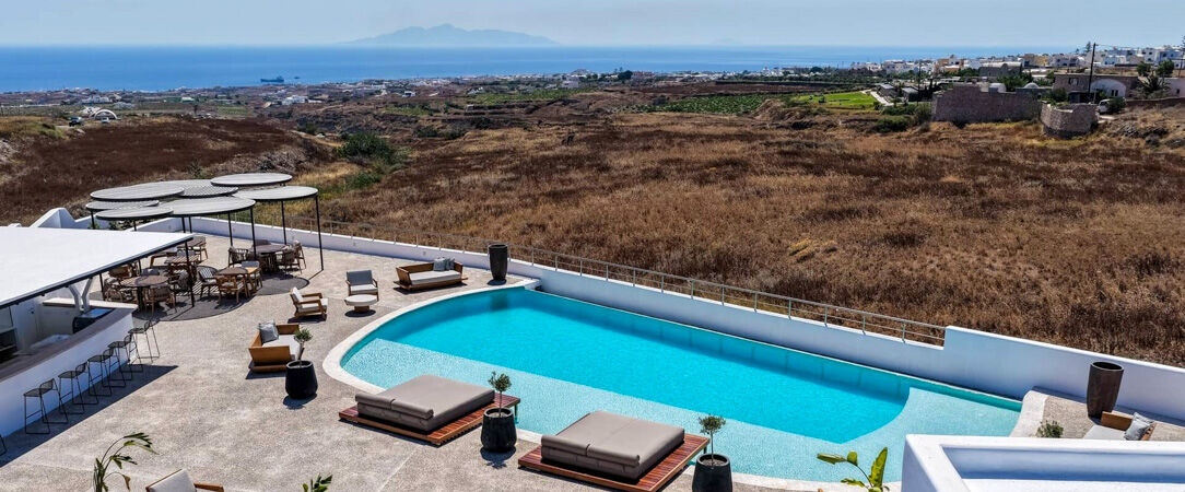 Oikos Santorini Living Concept ★★★★★ - Hôtel-village intimiste au cœur de Santorin, face à la caldeira. - Santorin, Grèce