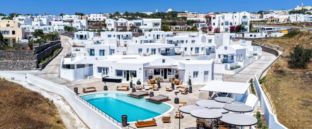 Oikos Santorini Living Concept ★★★★★ - Hôtel-village intimiste au cœur de Santorin, face à la caldeira. - Santorin, Grèce