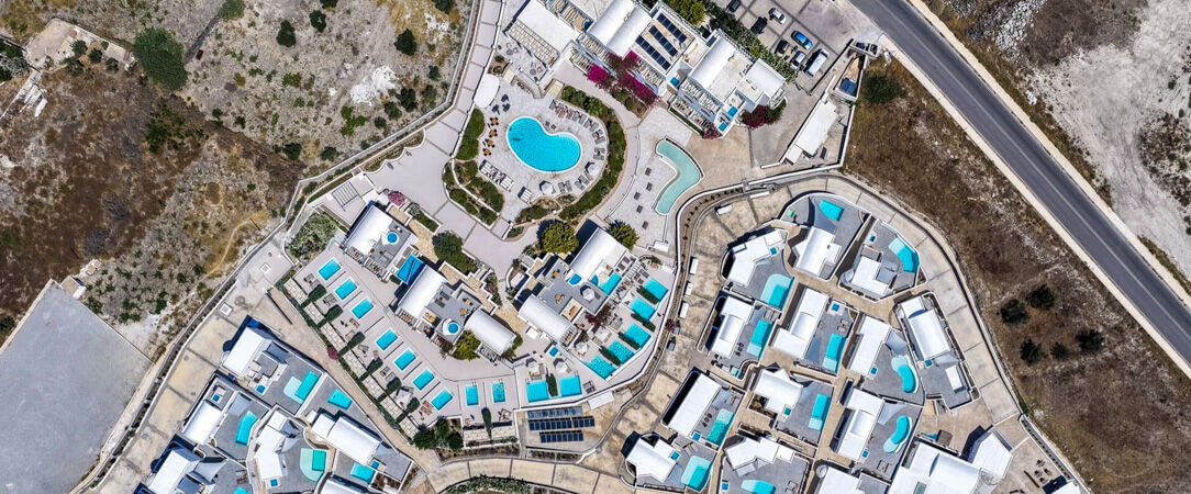 Oikos Santorini Living Concept ★★★★★ - Hôtel-village intimiste au cœur de Santorin, face à la caldeira. - Santorin, Grèce