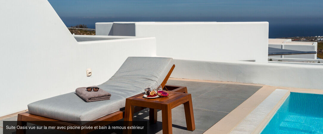 Oikos Santorini Living Concept ★★★★★ - Hôtel-village intimiste au cœur de Santorin, face à la caldeira. - Santorin, Grèce