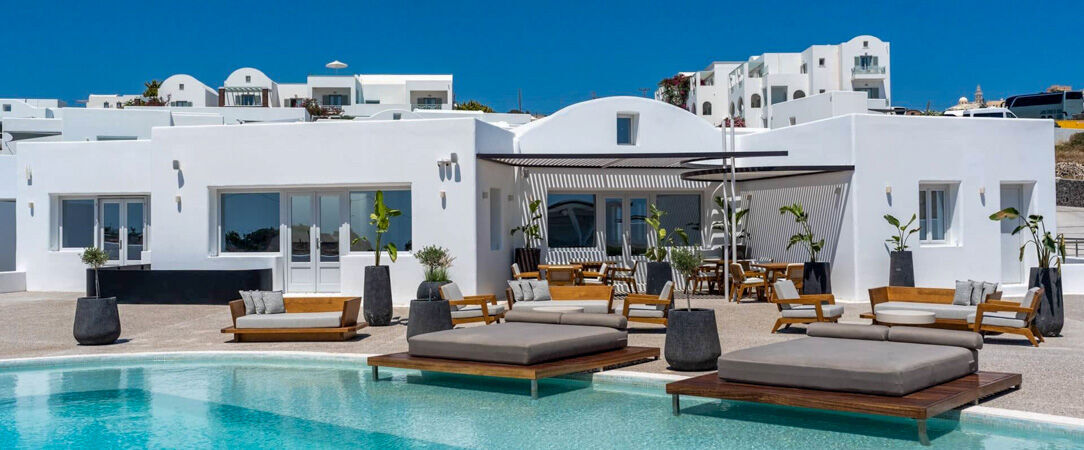 Oikos Santorini Living Concept ★★★★★ - Hôtel-village intimiste au cœur de Santorin, face à la caldeira. - Santorin, Grèce