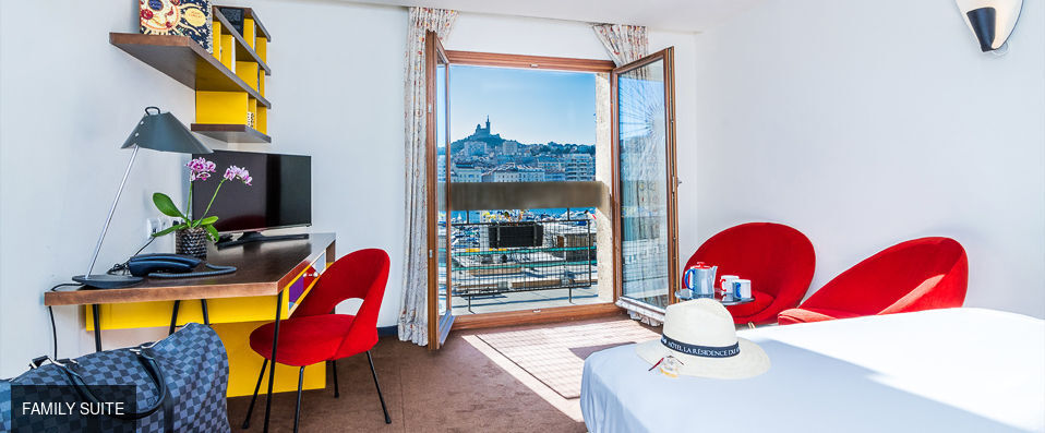 Hotel La Residence du Vieux-Port ★★★★ - 50s-inspired design with views over the Old Port. - Marseille, France