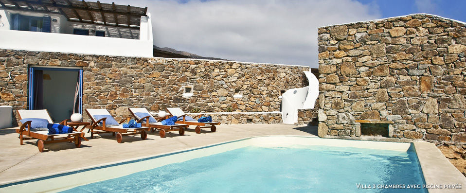 Mykonos Panormos Villas - Luxury beachside villa in sparkling Mykonos - Mykonos, Greece